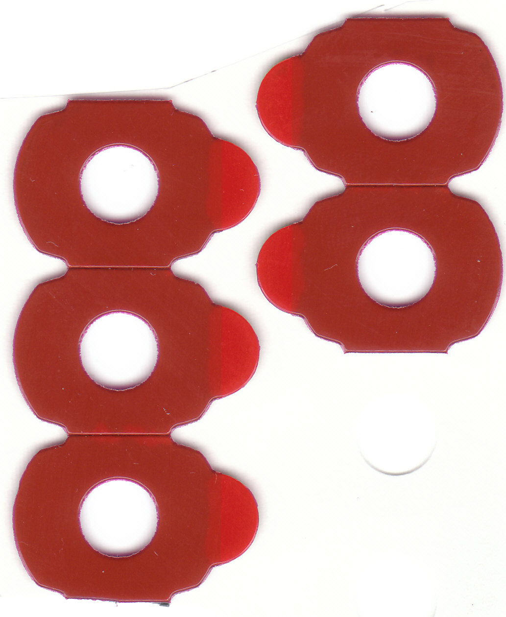 RED FIVE | Klebepad Durchmesser 14 mm